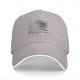 Black baseball cap with grumpy coffee cup graphic design