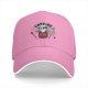 Black baseball cap with devil cat Campfire Club graphic