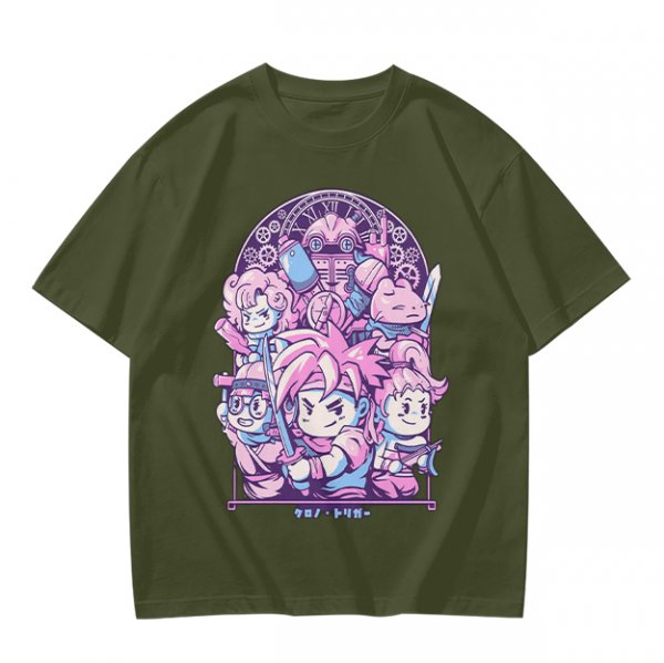 Chrono Trigger Chibi Character Group Graphic T-Shirt