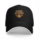 Black baseball cap with 'A World Without Hops Is Unbeerable' beer graphic