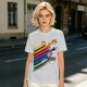 Studio Ghibli Characters Rainbow Stripe Graphic T-Shirt