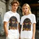 Olive T-Shirt with Gothic Blathers Themed Archway Print