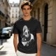 Olive T-Shirt With Panda Eating Ramen Graphic Print