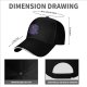 Black baseball cap with Skeletor Snake Mountain Gym graphic