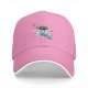 Black Baseball Cap With Raccoon Skateboarding Graphic