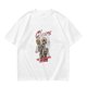 Olive skeleton graphic t-shirt with 'Cheers to my crappy future' print