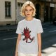 Olive Green T-Shirt With Cute Deadpool Dog Graphic Print