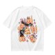 Olive Green Christmas Cat Gingerbread Graphic T-Shirt