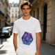 Olive T-Shirt With Galaxy D20 Dice Graphic