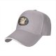 Black baseball cap with crying cat graphic and fake it until you make it text
