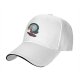 Black baseball cap with The Owl House Eda and King graphic print