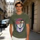 Olive T-Shirt With Classical Bust Ramen Bowl Art Print