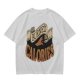 Olive Green Graphic T-Shirt with Burned Calories Print