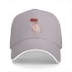 Black baseball cap with a ghost holding a 'Be Paranormal' sign
