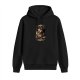 Black Hoodie with Rogue At Your Service Fantasy Character Art