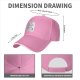Black baseball cap with funny Santa note print about gift delays
