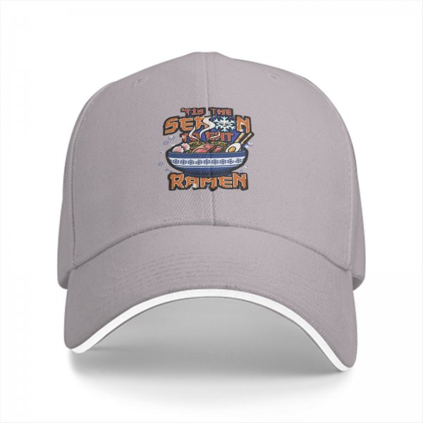 Tis The Season To Eat Ramen Graphic Baseball Cap
