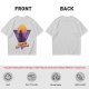 Olive green retro sunset graphic t-shirt with Hero of Time print