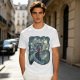 Olive T-Shirt With Sorcerer Mickey Starry Night Artwork
