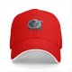 Black Baseball Cap With Cosmic Fetus In Bubble Graphic Design