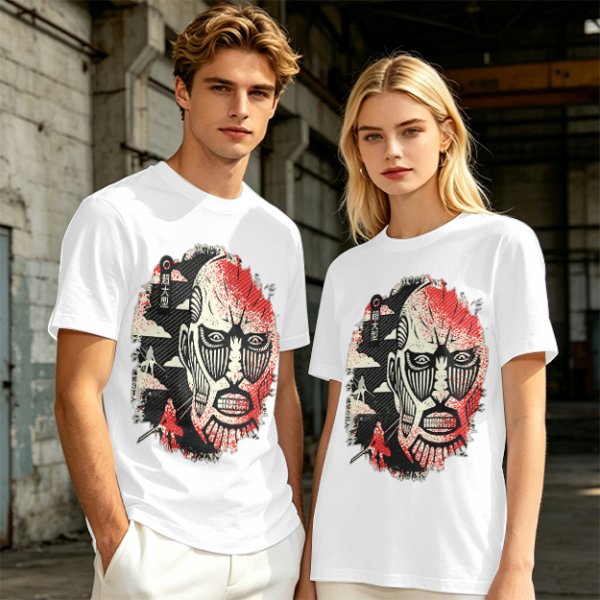 Attack on Titan Colossal Titan Graphic Olive T-Shirt