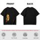 Olive T-Shirt With Cartoon Running Hamburger Character Print