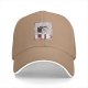 Black Baseball Cap With Cake Graphic And Lie Text Print
