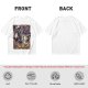 Olive T-Shirt Featuring Fantasy Wizard Card Artwork