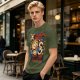 Treasure Hunter Wanted Cat Graphic T-Shirt Design