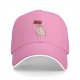 Black baseball cap with a ghost holding a 'Be Paranormal' sign