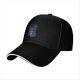 Black Baseball Cap With Galaxy Dice Print For Tabletop Gaming Fans