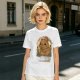 Olive t-shirt with cute capybara 'I'm capy-pletely fine' graphic