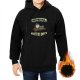 Black hoodie with a cat at a laptop and the text I hope this email kills us both