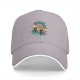 Black Baseball Cap With Colorful Anime Space Character Graphic