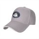 Black Baseball Cap With Nope Seal Of Disapproval Graphic