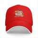 Black baseball cap with capybara in ramen cup graphic
