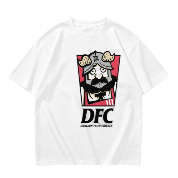 Olive T-Shirt with DFC Viking Graphic Print