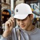 Black Baseball Cap With Cute Grim Reaper Graphic