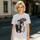 Olive T-shirt with Frankenstein and Bride 'I'm Not Even Frankenstein' Print