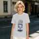 Olive graphic t-shirt with raccoon 'Live Fast Eat Trash' print