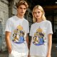 Disney Aladdin Princess Jasmine and Rajah Tiger Graphic T-Shirt