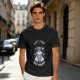 Olive graphic t-shirt with raccoon 'Live Fast Eat Trash' print