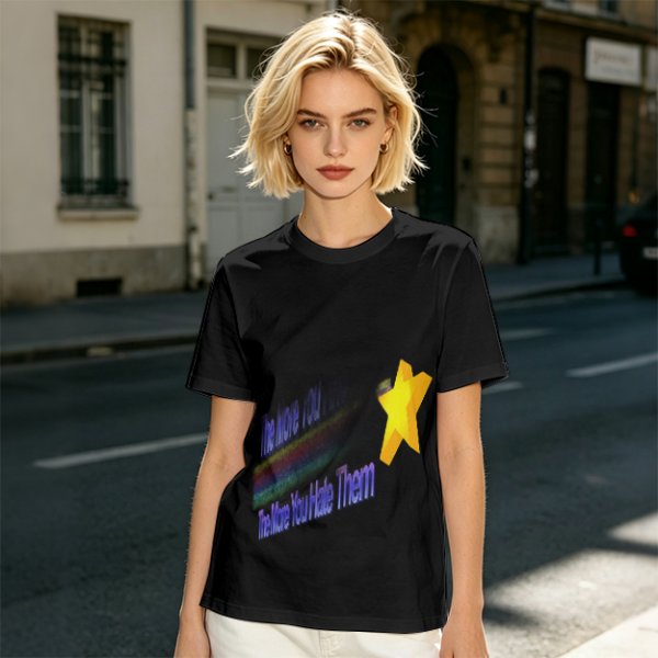 Olive Graphic T-Shirt With Star And Rainbow Text Design