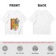 Olive T-Shirt With Ramen Bowl Graphic and Vertical Text Print