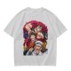 One Piece Straw Hat Luffy, Kid and Law Graphic Print T-Shirt