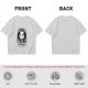 Olive t-shirt with Wednesday Addams 'I Like People Far Away From Me' print