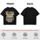 Olive graphic tee with 'Therapy is expensive sarcasm is free' print