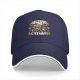 Black baseball cap with 'Caffeine Powers Activate!' coffee graphic