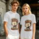 Olive Graphic T-Shirt With Sarcastic Email Cartoon Print