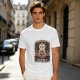 Olive t-shirt with grumpy cat holding boxes and text 'Forget Gifts Give Me A Reason To Live'